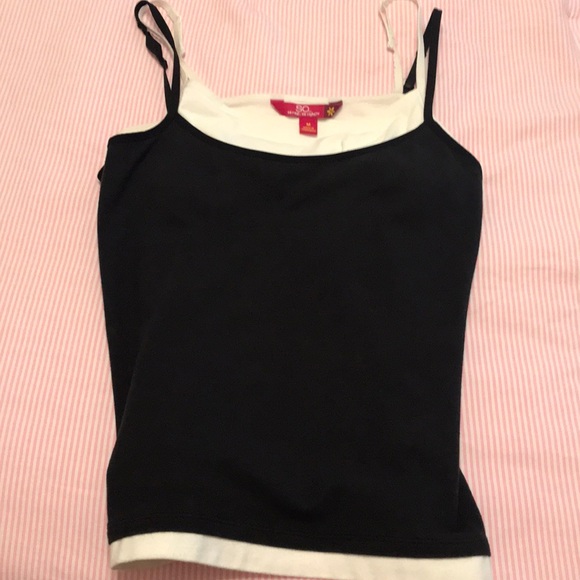 So Real. So Right Tops - Black and White Tank Top